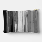 Grijs abstract zwart-wit kunstwerk etui (Achterkant)