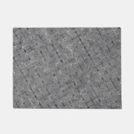 Grijs afbeelding verdeeld in rechthoek, helderheid deurmat