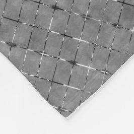 Grijs afbeelding verdeeld in rechthoek, helderheid fleece deken