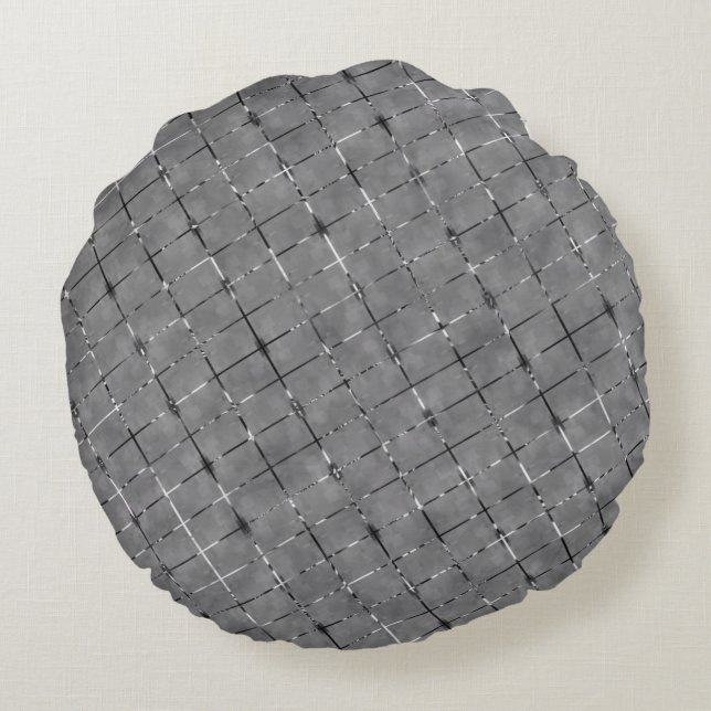 Grijs afbeelding verdeeld in rechthoek, helderheid rond kussen (Achterkant)