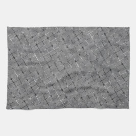 Grijs afbeelding verdeeld in rechthoek, helderheid theedoek