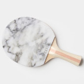 Grijs afdrukken Monogram afdrukken Tafeltennisbatje (Zijkant)