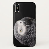 Grijs Afrikaanse papegaai Case-Mate iPhone Case (Achterkant)