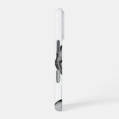 Grijs Alien, ik wil geloven iPhone Hoesje (Rechterkant)