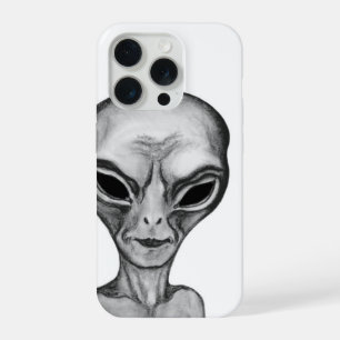 Grijs Alien , Ik wil geloven iPhone 15 Pro Case