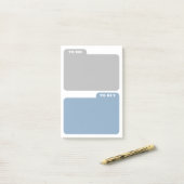 Grijs & asblauw om te doen & te kopen post-it® notes (Op bureau)