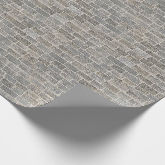 grijs bakstenen inpakpapier (Hoek)