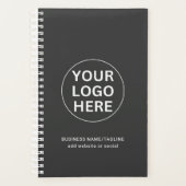Grijs Bedrijf Professionele Schone Logo Planner (Voorkant)