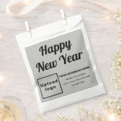 Grijs bedrijfsmerk, Nieuwjaar document zak Bedankzakje (Geknipt)