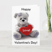 Grijs Beer met Kaart (Voorkant)