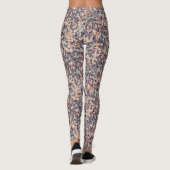 Grijs, beige geometrisch leggings (Achterkant)