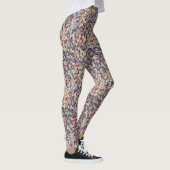Grijs, beige geometrisch leggings (Rechts)