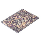 Grijs, beige geometrisch notitieboek (Linkerzijde)