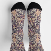 Grijs, beige geometrisch sokken (Top)