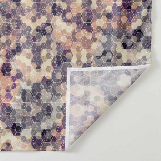 Grijs, beige geometrisch wandkleed (Detail)