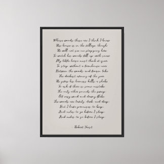 Grijs Beige op maat gemaakte gedicht afdruk op can Canvas Afdruk