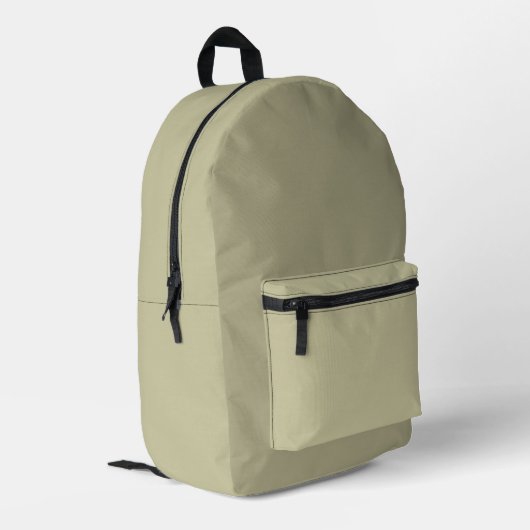 Grijs Beige Rugzak (Achterkant Hoek Links)