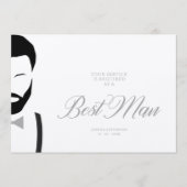 Grijs Beste man Silhouette Eenvoudig Weddenschap V (Voorkant)