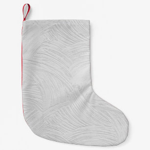 Grijs betonoppervlak kleine kerstsok