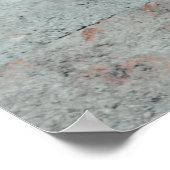 Grijs betonoppervlak poster (Hoek)