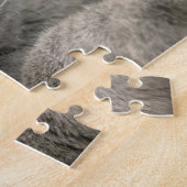 Grijs Binnenkort haar Kat Legpuzzel (Zijkant)