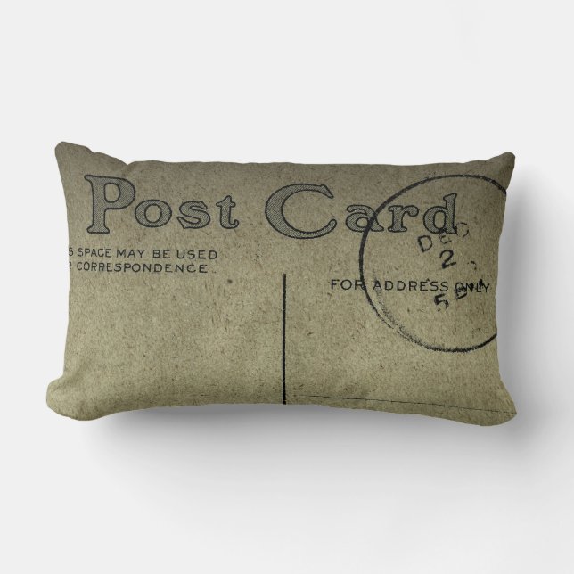  grijs blanco Briefkaart - Kussens (Voorkant)