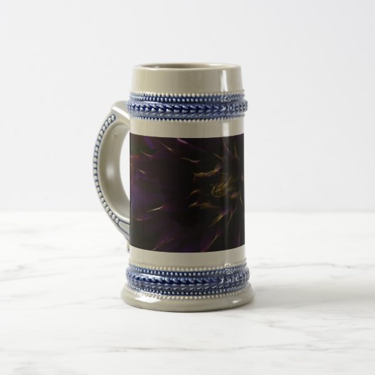 Grijs/Blauw 18 oz Stein Bierpul (Voorkant links)