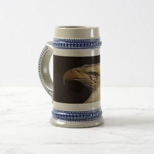 grijs/blauw 22 oz stein bierpul