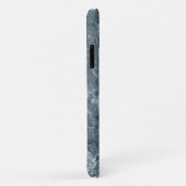 grijs blauw Abstract patroon Case-Mate iPhone Case (Achterkant/rechts)