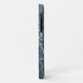grijs blauw Abstract patroon Case-Mate iPhone Case (Achterkant/links)
