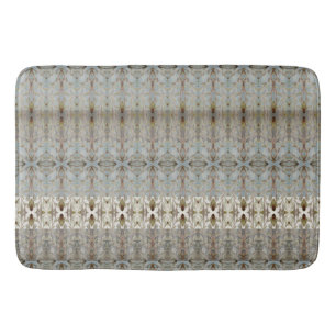 Grijs Blauw Aquarel Vloermat Badmat