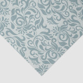 Grijs blauw Brocade Gift of deklaag Papier (Detail)