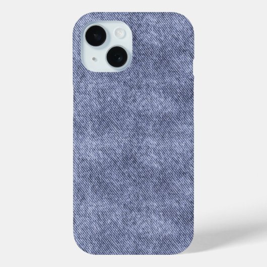 Grijs blauw denim patroon Case-Mate iPhone case (Achterkant)