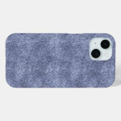 Grijs blauw denim patroon Case-Mate iPhone case (Achterkant (horizontaal))