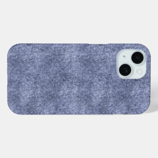 Grijs blauw denim patroon Case-Mate iPhone case (Achterkant (horizontaal))