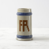 Grijs/blauw FRANKRIJK CHOCOLADE VANGSTEN Bierpul (Center)