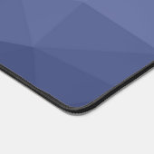 Grijs blauw gradiënt geometrisch mesh patroon bureaumat (Hoek)