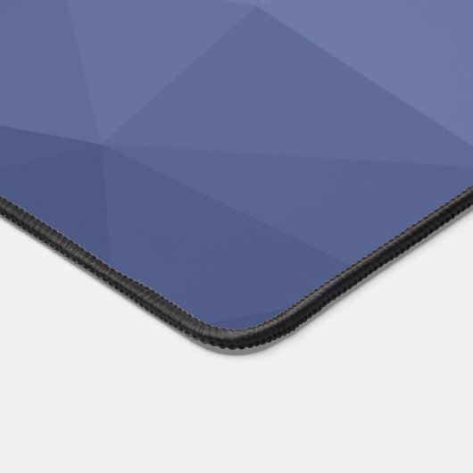 Grijs blauw gradiënt geometrisch mesh patroon Mono Bureaumat (Hoek)