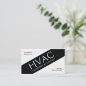 Grijs blauw HVAC-standaard, 3,5 x 2,0-inch Visitek Visitekaartje (Staand voorkant)