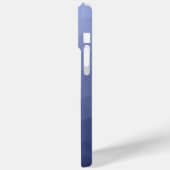 Grijs blauw ombre gradiënt geometrisch mesh patroo Case-Mate iPhone case (Achterkant / Links)