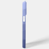 Grijs blauw ombre gradiënt geometrisch mesh patroo Case-Mate iPhone case (Achterkant / Rechts)