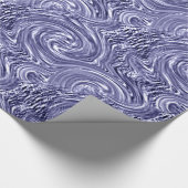 Grijs blauw omlooppapier cadeaupapier (Hoek)