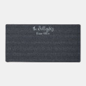 Grijs Blauw Textuur Effect Desk Mats & Pads (Voorkant)