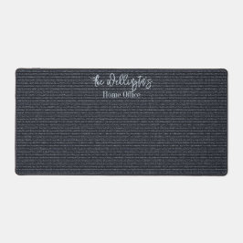 Grijs Blauw Textuur Effect Desk Mats & Pads