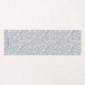 Grijs Blauw Willow Monogram Yoga Mat (Voorkant (horizontaal))