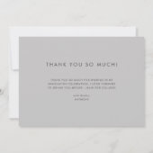 Grijs blok | Foto Afstuderen Hartelijk dank Kaart (Achterkant)