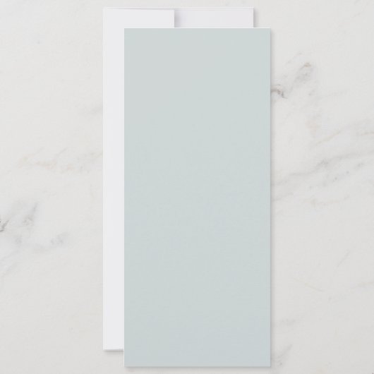 Grijs Blush Blue Mountains Pine Wedding Menu Kaart (Achterkant)