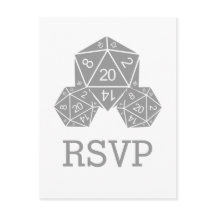 Grijs Briefkaart D20-respons op D20