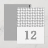 Grijs Briefkaart voor Goundstoottabel (Voorkant / Achterkant)