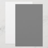 Grijs Briefpapier (Voorkant / Achterkant)